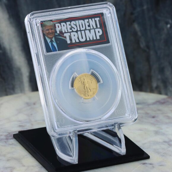 2025 $5 Gold Coin President Trump 47 Edition Liberty Gold Eagle Factory Sealed M - Picture 5 of 5
